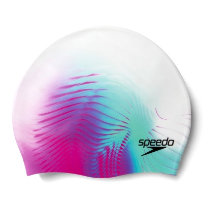 Foto van Speedo badmuts digital printed whi/pink