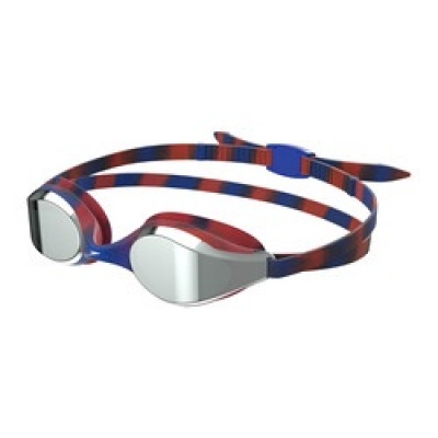 Foto van Speedo zwembril Hyper Flyer mirror Junior rood-blauw