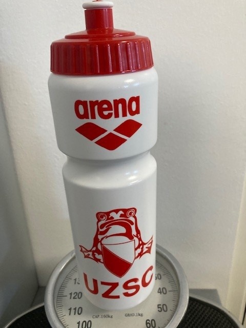UZSC Arena Water Bottle wit-rood UZSC Arena Water Bottle wit-rood