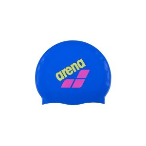 Arena badmuts Big Logo Cap Neon Blue/ Shocking Pink/ Yellow star