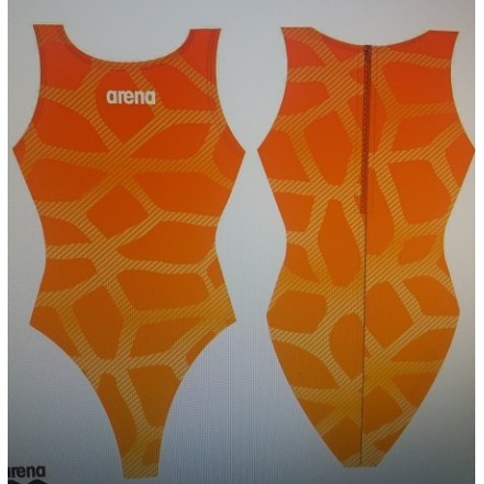 Arena Waterpolobadpak Spider Orange Arena Waterpolobadpak Spider Orange