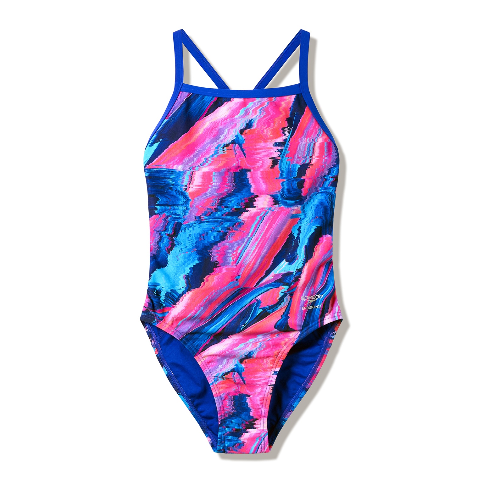 Speedo ECO+Printed Turnback Blue- Multi