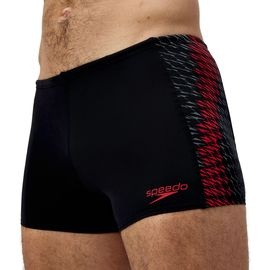 Speedo END+ Tech Panel aquashort black/red Speedo END+ Tech Panel aquashort black/red