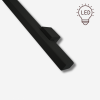 Afbeelding van Stalen trapleuning met LED verlichting - Rechthoek 40x20 - Met leuninghouders type B1 