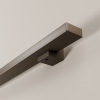 Stalen trapleuning – Anodic brown– Rechthoek 40x20 mm – Inclusief leuninghouders B1