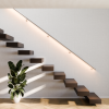 RVS trapleuning met LED-verlichting – Geborsteld RVS – Rond 42 mm – Met leuninghouders type R1