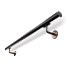 Stalen trapleuning met LED verlichting - Rond 42mm - Met leuninghouders type R1