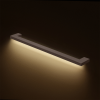 Stalen trapleuning met LED verlichting - Anodic brown- Rechthoek 40x20 - Met leuninghouders type L1 