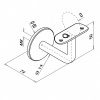 Afbeelding van Stalen trapleuning - Rond 40mm - Met leuninghouders type R2 