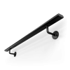 Stalen trapleuning - Ovaal 48x20mm - Inclusief leuninghouders R2 Stalen trapleuning - Ovaal 48x20mm - Inclusief leuninghouders R2