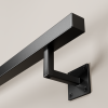 Stalen trapleuning – Urban line – Vierkant 30x30 mm – Inclusief leuninghouders – Zwart RAL 9005