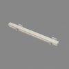 Afbeelding van Stalen trapleuning met LED verlichting - Rechthoek 40x20 - Met leuninghouders type V1 