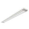 Stalen trapleuning met LED verlichting - RAL9010 Wit - Rechthoek 40x20 - Met leuninghouders type L1 
