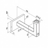 Afbeelding van Stalen trapleuning - Rechthoek 40x10 - Met leuninghouders type V2