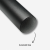 Afbeelding van Stalen trapleuning - Rond 40mm - Met aangelaste leuninghouders type R3 - Basic line - Zwart RAL 9005