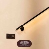 Afbeelding van Stalen trapleuning met LED verlichting - Rechthoek 40x20 - Met leuninghouders type V1 