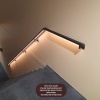 Afbeelding van Stalen trapleuning met LED verlichting - Rechthoek 40x20 - Met leuninghouders type V1 