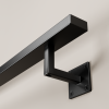Stalen trapleuning – Urban line – Rechthoek 40x20 mm – Inclusief leuninghouders V1 – Zwart RAL 9005 Stalen trapleuning – Urban line – Rechthoek 40x20 mm – Inclusief leuninghouders V1 – Zwart RAL 9005