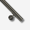 Afbeelding van RVS trapleuning - Rond 42mm - Met leuninghouders R1 - RVS Line - Geborsteld RVS 304
