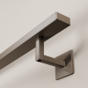 Stalen trapleuning – Anodic brown– Rechthoek 40x20 mm – Inclusief leuninghouders V1 