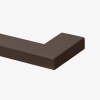 Stalen trapleuning – Anodic brown – Rechthoek 40x20 mm – Inclusief leuninghouders L1