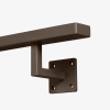 Stalen trapleuning – Anodic brown– Rechthoek 40x20 mm – Inclusief leuninghouders V1 