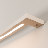 Stalen trapleuning met LED verlichting - Greige - Rechthoek 40x20 - Met leuninghouders type L1 