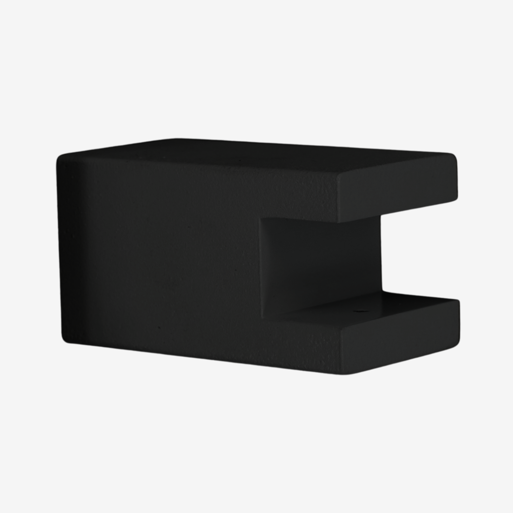 Leuninghouder voor Vlakke leuning – Zwart - Type B2 Leuninghouder voor Vlakke leuning – Zwart - Type B2