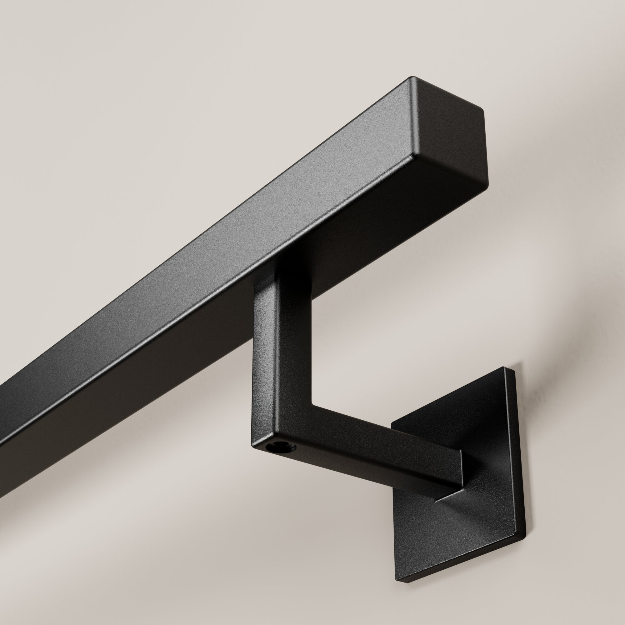 Stalen trapleuning – Vierkant 30x30 mm – Inclusief leuninghouders V1 – Keuze uit andere houders Stalen trapleuning – Vierkant 30x30 mm – Inclusief leuninghouders V1 – Keuze uit andere houders