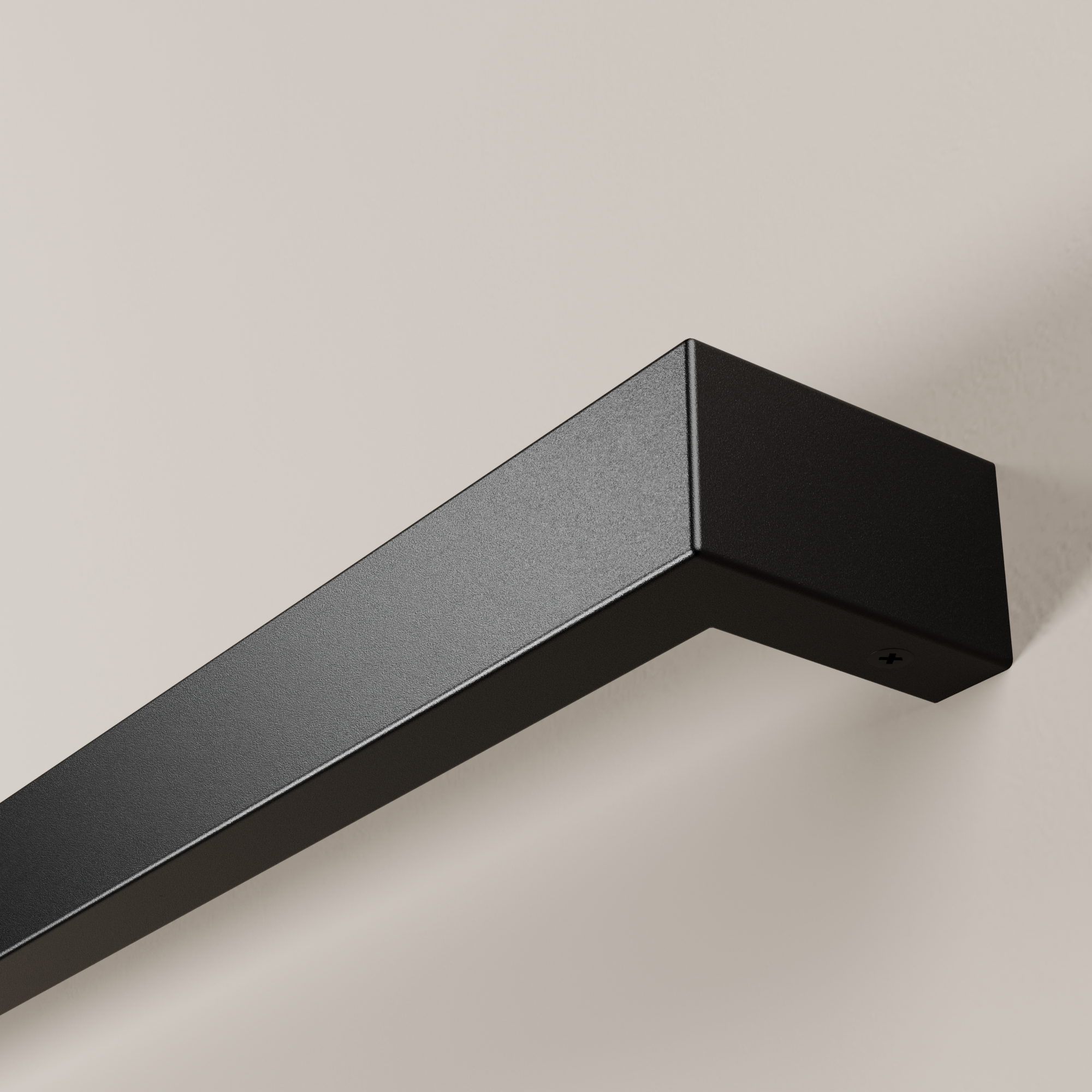 Stalen trapleuning – Rechthoek 40x20 mm – Inclusief leuninghouders L2 Stalen trapleuning – Rechthoek 40x20 mm – Inclusief leuninghouders L2