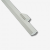 Stalen trapleuning – RAL9010 Wit – Rechthoek 40x20 mm – Inclusief leuninghouders B1