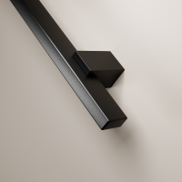 Stalen trapleuning – Rechthoek 40x20 mm – Inclusief leuninghouders B2