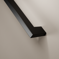 Stalen trapleuning – Rechthoek 40x20 mm – Inclusief leuninghouders L1
