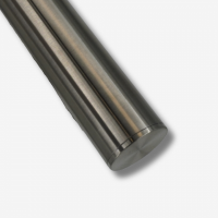 Proefstaaltje - RVS 304 geborsteld - rond 42mm 