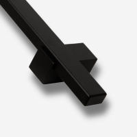 Stalen trapleuning – Rechthoek 40x20 mm – Inclusief leuninghouders B3