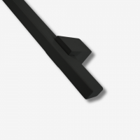 Stalen trapleuning – Rechthoek 40x20 mm – Inclusief leuninghouders B2