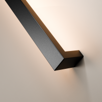 Stalen trapleuning met LED verlichting- Rechthoek 40x20 - Met leuninghouders type L2