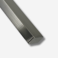 Proefstaaltje - RVS 304 geborsteld - rechthoek 40x20