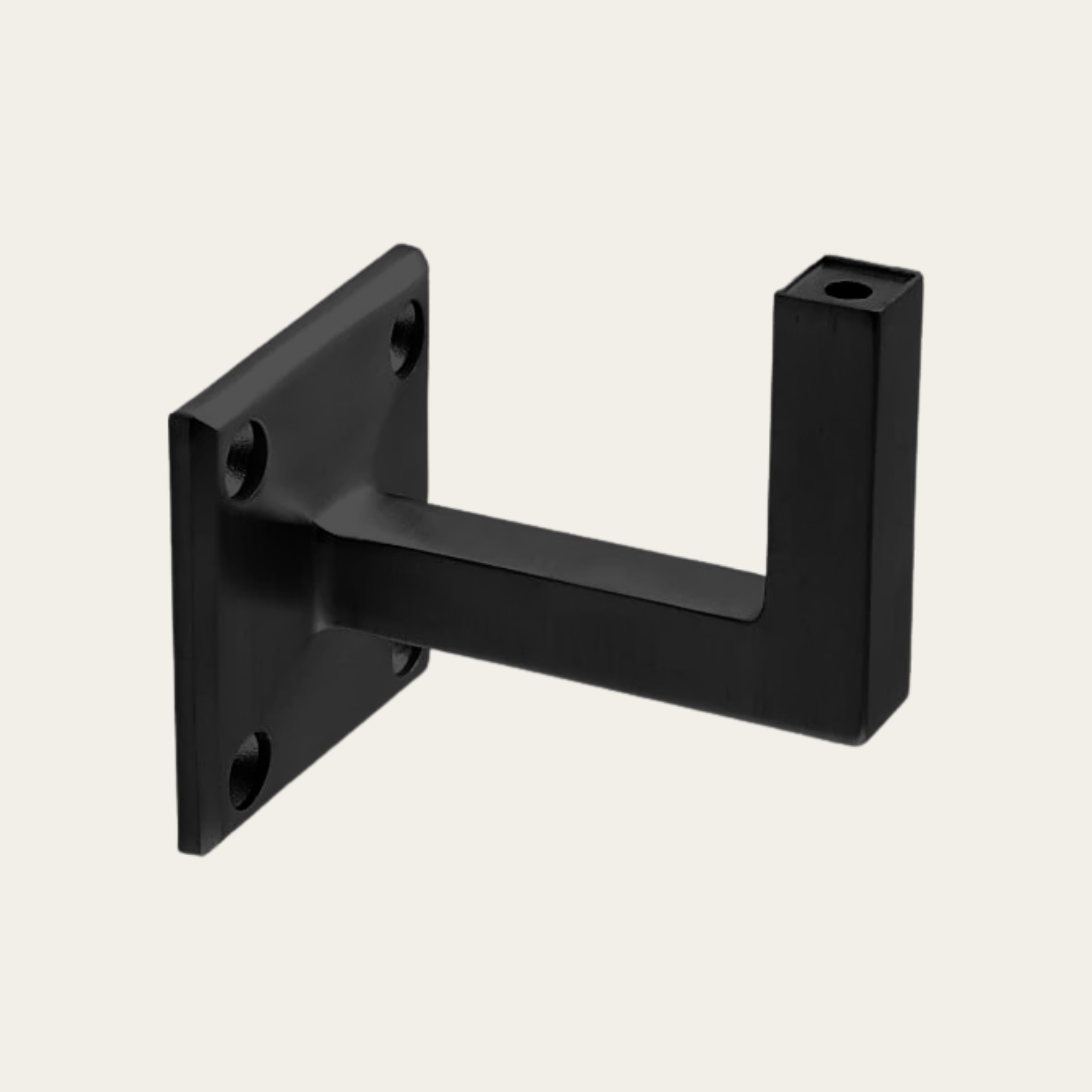 Leuninghouder voor Vlakke leuning – Zwart - Type V1 Leuninghouder voor Vlakke leuning – Zwart - Type V1