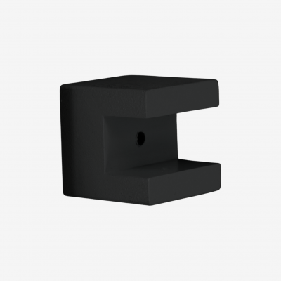 Foto van Leuninghouder voor Vlakke leuning – Zwart - Type B1