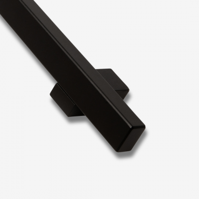 Stalen trapleuning – Rechthoek 40x25 mm – Inclusief leuninghouders B4 Foto van Stalen trapleuning – Rechthoek 40x25 mm – Inclusief leuninghouders B4