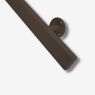 Stalen trapleuning – Rechthoek 40x20 mm – Inclusief leuninghouders R4 Stalen trapleuning – Rechthoek 40x20 mm – Inclusief leuninghouders R4