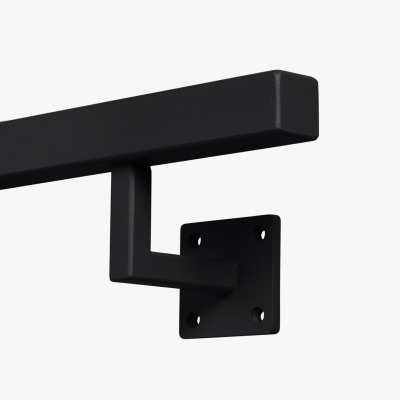 Stalen trapleuning – Vierkant 30x30 mm – Inclusief leuninghouders V1 – Keuze uit andere houders Stalen trapleuning – Vierkant 30x30 mm – Inclusief leuninghouders V1 – Keuze uit andere houders