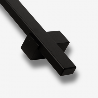 Stalen trapleuning – Rechthoek 40x20 mm – Inclusief leuninghouders B3 Foto van Stalen trapleuning – Rechthoek 40x20 mm – Inclusief leuninghouders B3