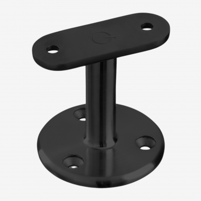 Leuninghouder voor Vlakke Leuning – Zwart – Type R4