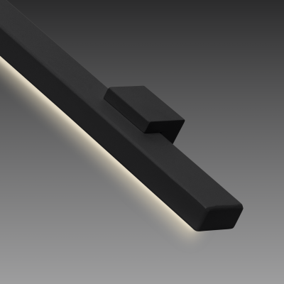 Stalen trapleuning met LED verlichting - Rechthoek 40x20 - Met leuninghouders type B1 Foto van Stalen trapleuning met LED verlichting - Rechthoek 40x20 - Met leuninghouders type B1