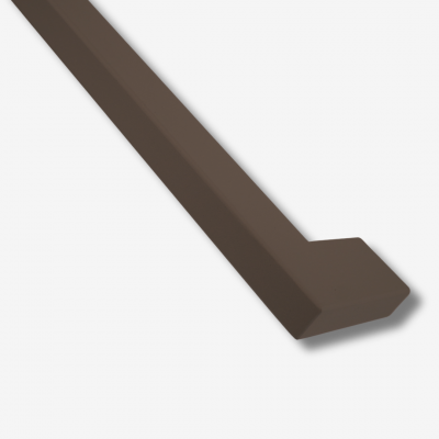 Foto van Stalen trapleuning – Anodic brown – Rechthoek 40x20 mm – Inclusief leuninghouders L1