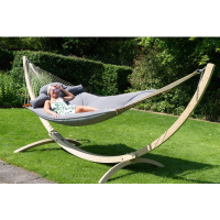 Hangmat Set Family Wood & Big Fat Grijs