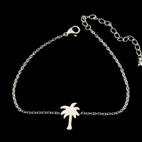 Palmboom Armband - Zilverkleurig