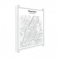 Stadskaart Middelburg - Plexiglas 50x70